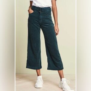 Edwin green Wide-Leg Corduroy LETI Pants